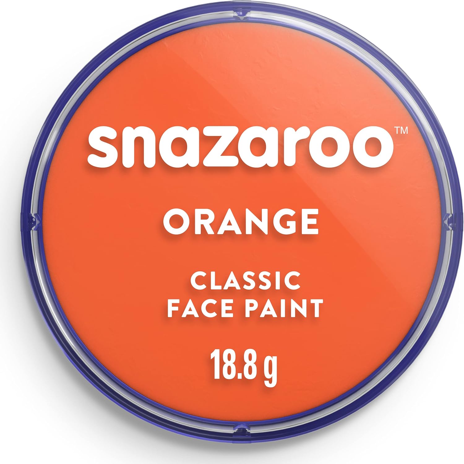 Snazaroo Classic Face and Body Paint for Kids and Adults, Orange Colour, Water Based, Easily Washable, Non-Toxic, Makeup, Body Painting for Parties, for Ages 3+