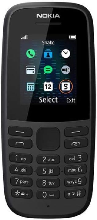 Nokia 105-2019 Dual SIM Black (TA-1174) [UK Version]