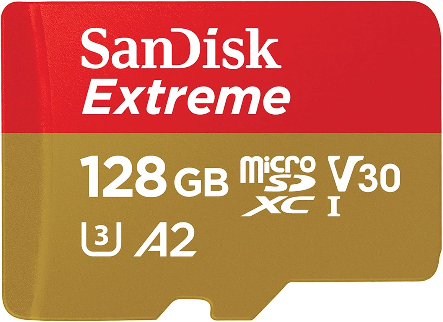 SanDisk Extreme microSDXC UHS-I Memory Card 128 GB + Adapter (for Smartphones, Action Cameras and Drones, A2, C10, V30, U3, 190 MB/s Transmission, RescuePRO Deluxe)