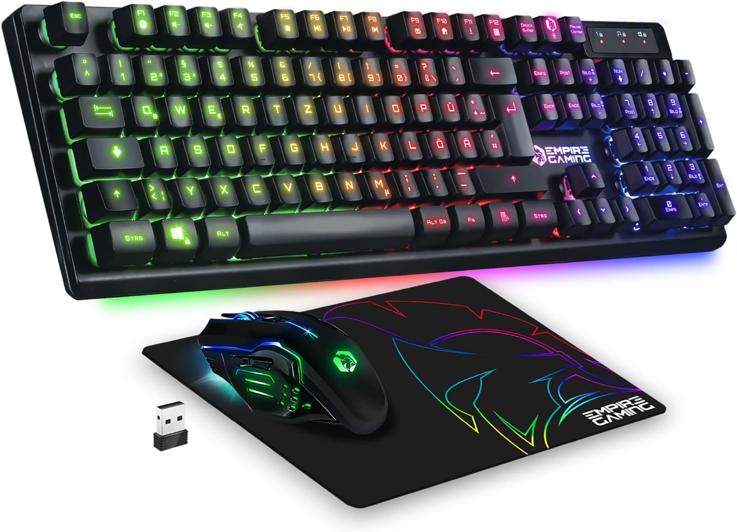 EMPIRE GAMING Armor RF800 Wireless Keyboard and Mouse Set