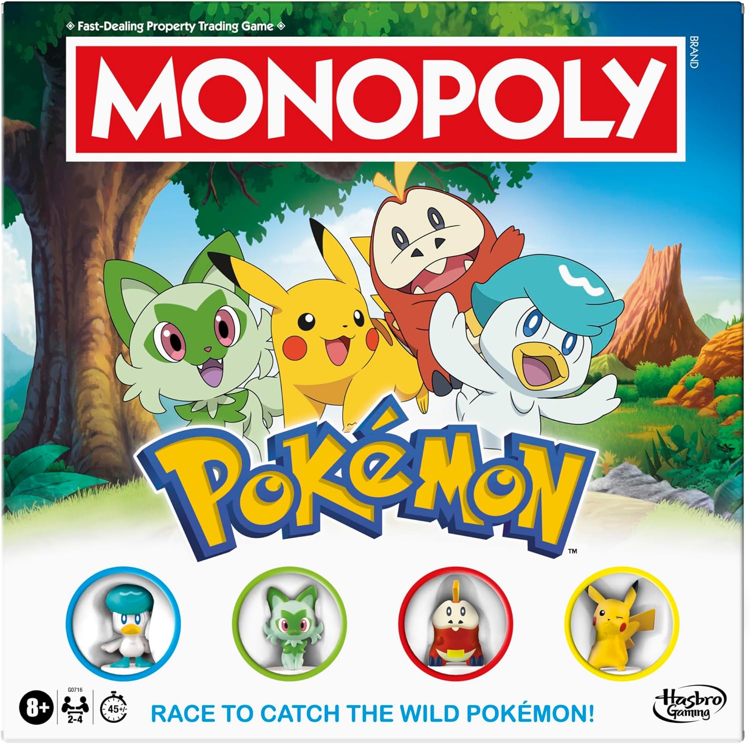 Monopoly Pokémon Edition Board Game - English Version